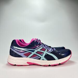 Asics Gel Contend 3 Blue Pink Running Shoes Cushioned T5F9N Women’s Size 11.5